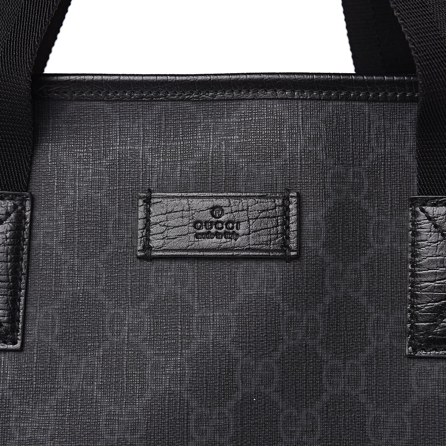 Gucci GG Plus Monogram Travel Bag Black 11 of 12