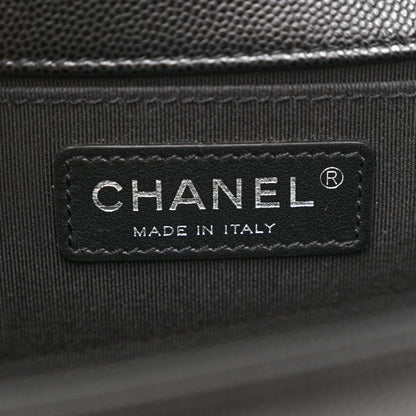 Chanel Caviar Quilted Medium Boy Flap Black 5 of 10