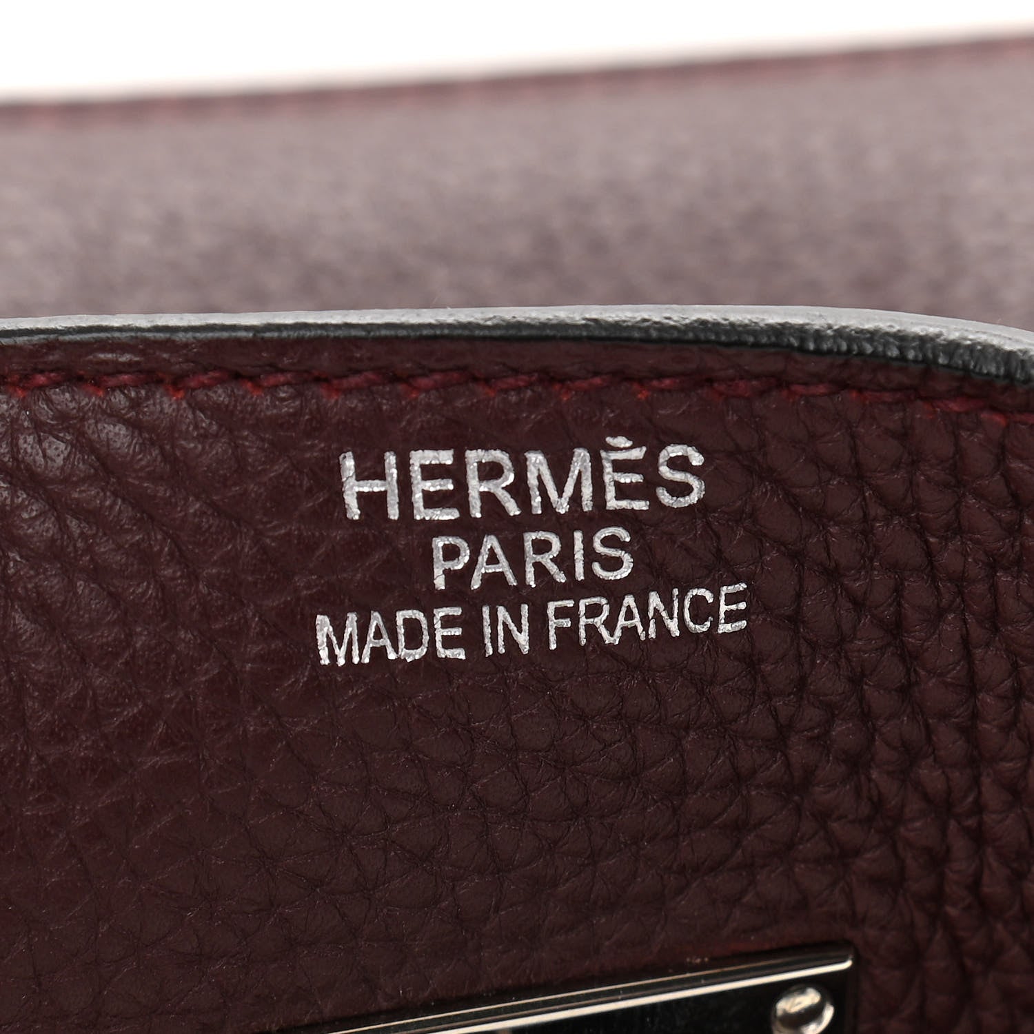 Hermes Taurillon Clemence JPG Shoulder Birkin II 42 Prune 6 of 11