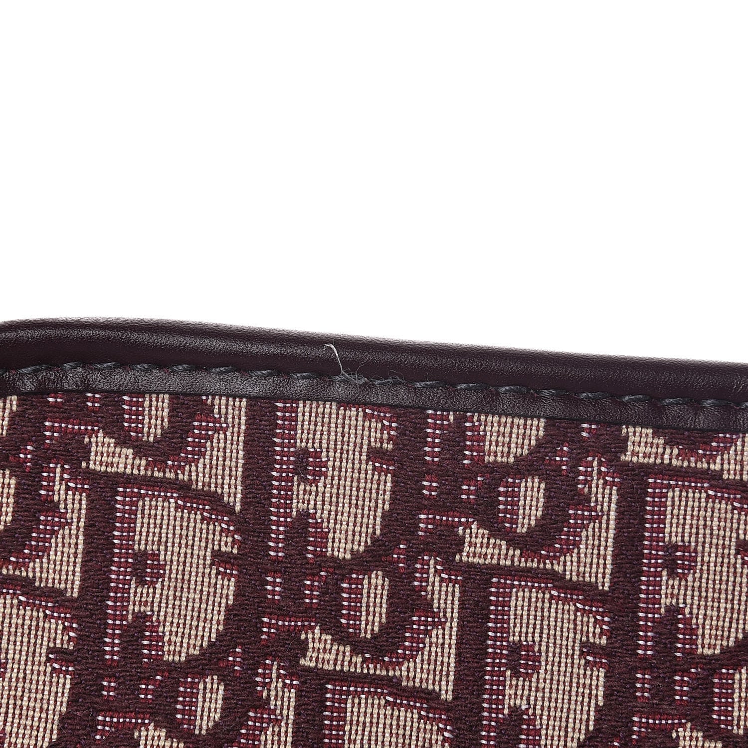 Christian Dior Oblique Diorquake Clutch Burgundy 9 of 9