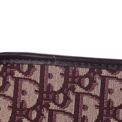 Christian Dior Oblique Diorquake Clutch Burgundy 9 of 9