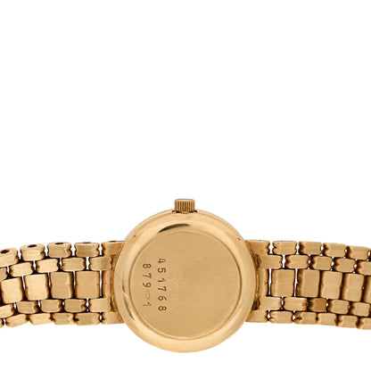 Chopard 18K Yellow Gold Diamond Bezel 21mm Quartz Watch 4 of 4