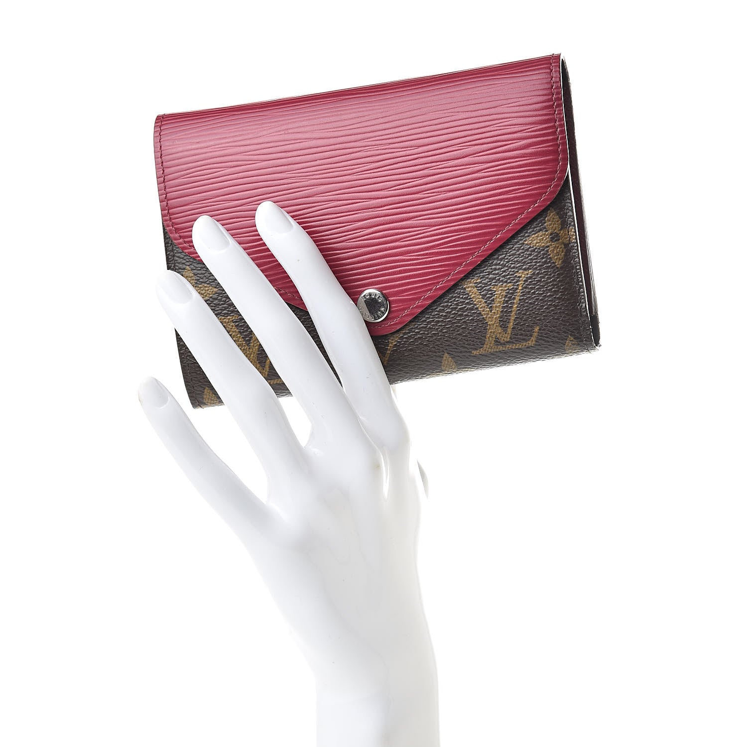 Louis Vuitton Epi Monogram Marie-Lou Compact Wallet Fuchsia 2 of 14