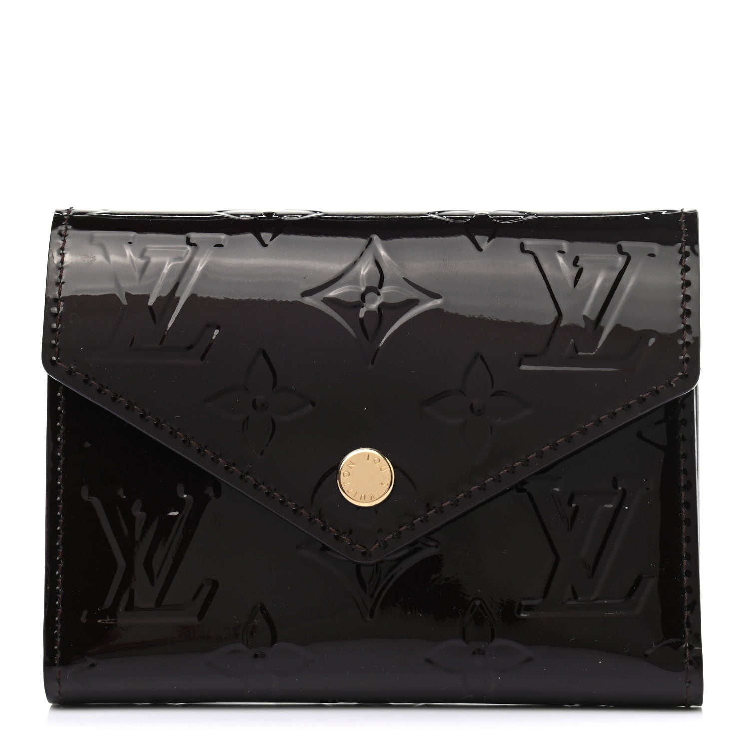 Louis Vuitton Vernis Victorine Wallet Amarante 1 of 6