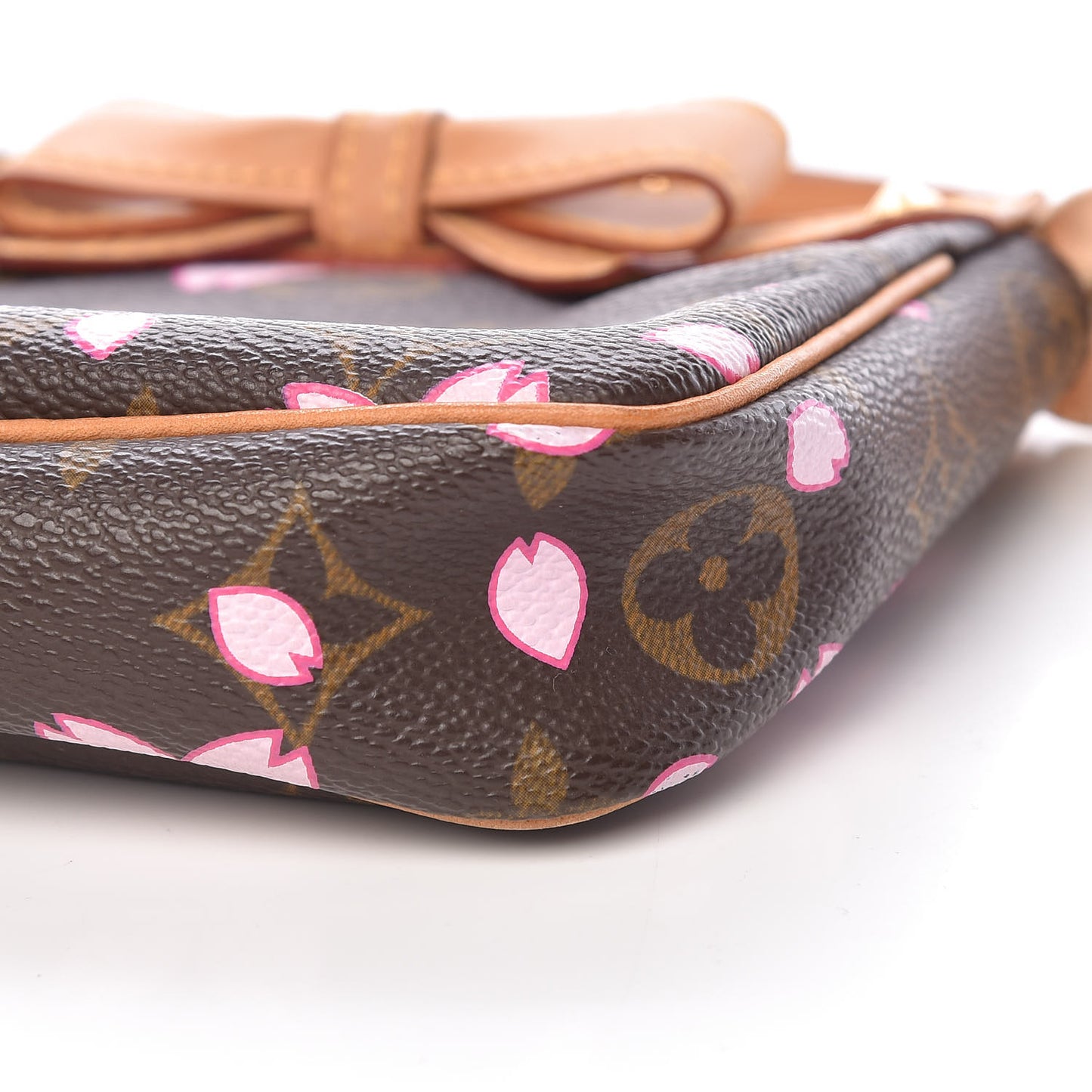 Monogram Cherry Blossom Pochette Accessories Brown