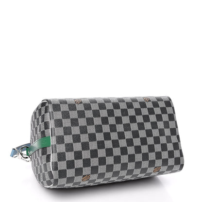 Louis Vuitton Damier Speedy Bandouliere 30 Black White 4 of 11