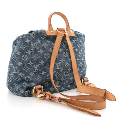 Louis Vuitton Denim Sac a Dos Backpack GM Blue 3 of 14