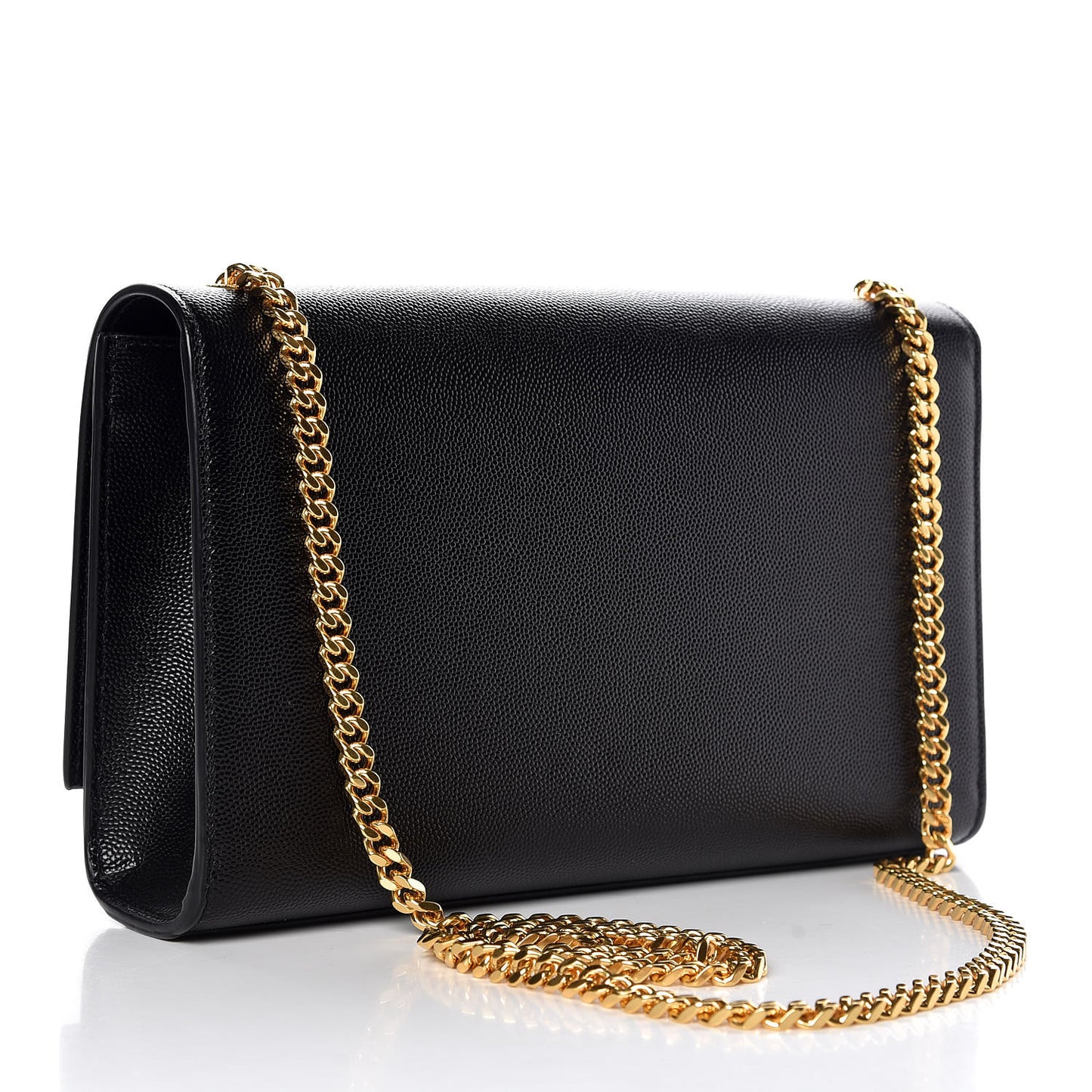 Grain De Poudre Medium Classic Monogram Kate Satchel Black