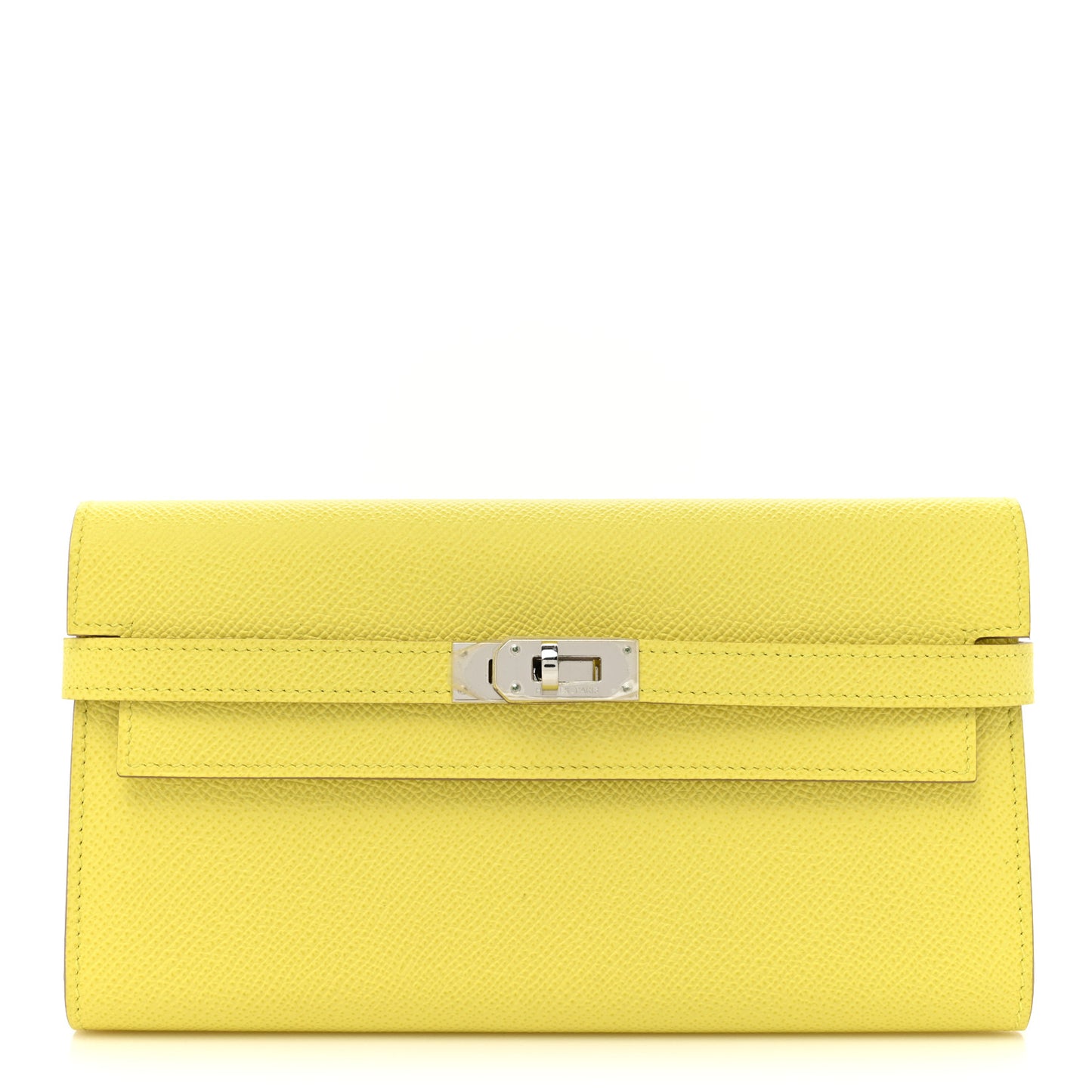 Epsom Kelly Longue Wallet Lime