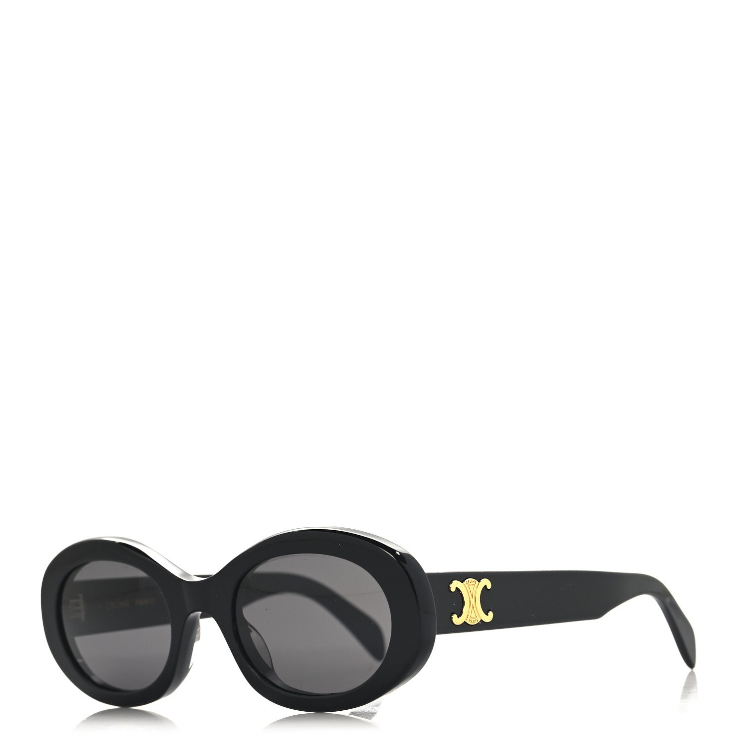 Celine Acetate Triomphe 01 Sunglasses CL 40194U Black 1 of 7