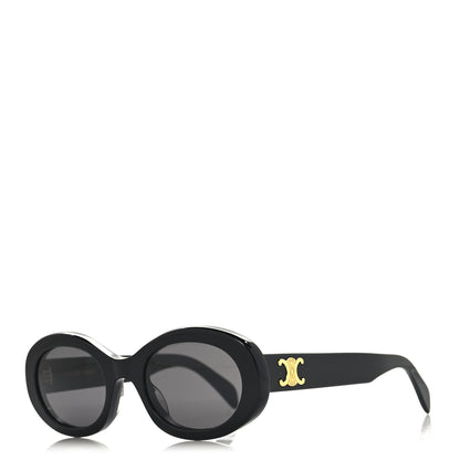 Celine Acetate Triomphe 01 Sunglasses CL 40194U Black 1 of 7