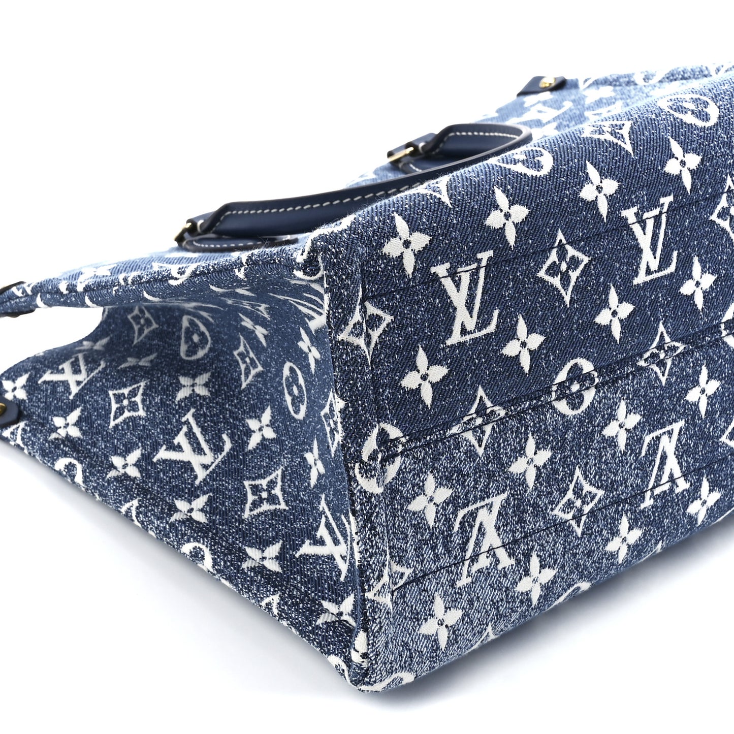 Monogram Jacquard Denim Onthego MM Bleu