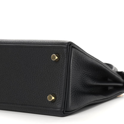 Hermes Togo Kelly Retourne 25 Black 10 of 11