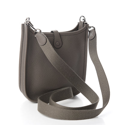 Hermes Taurillon Clemence Evelyne TPM Etain 2 of 10