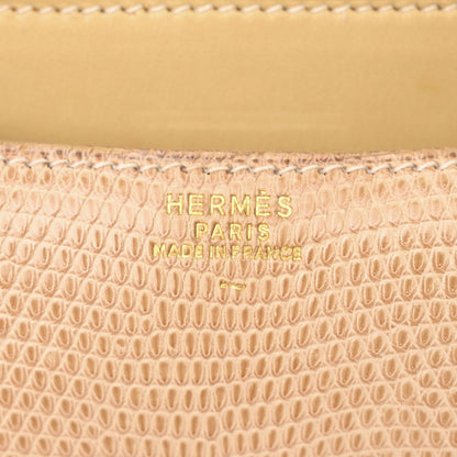 Hermes Lizard Constance 18 Ficelle 6 of 21