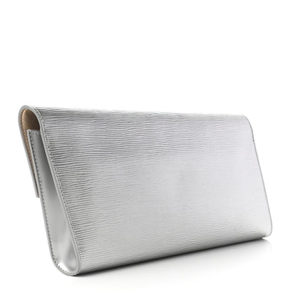 Louis Vuitton Epi Blade Clutch Silver 3 of 6
