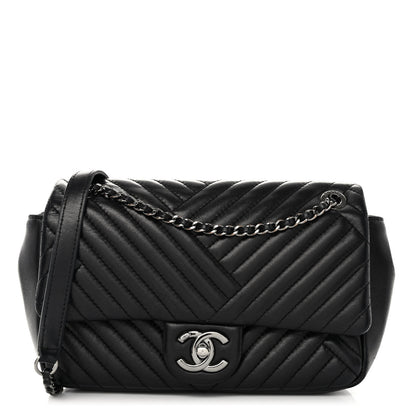 Chanel Lambskin Small CC Crossing Flap Black 1 of 10