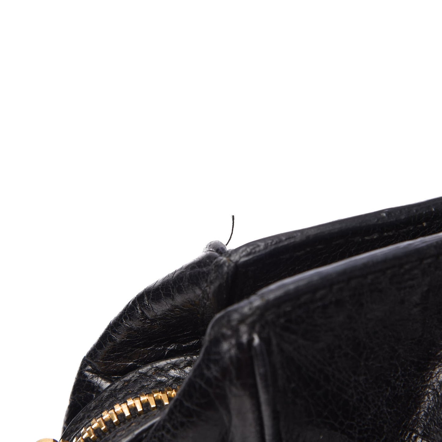 Vitello Lux Shoulder Bag Black