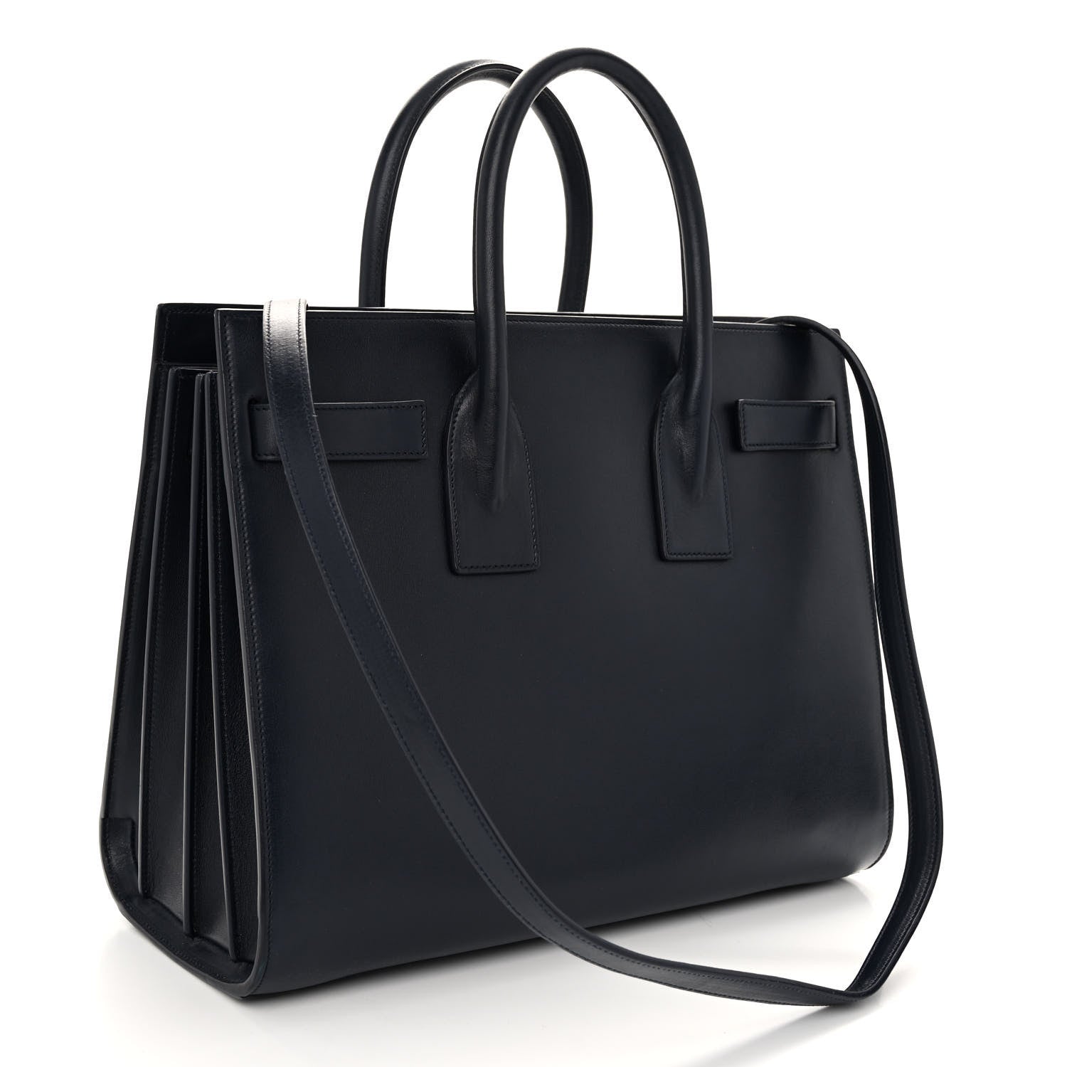 Saint Laurent Calfskin Small Sac De Jour Navy 3 of 10