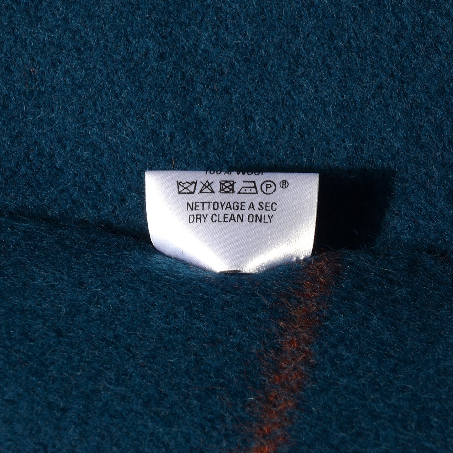 Wool Rocabar Blanket Bleu De Prusse