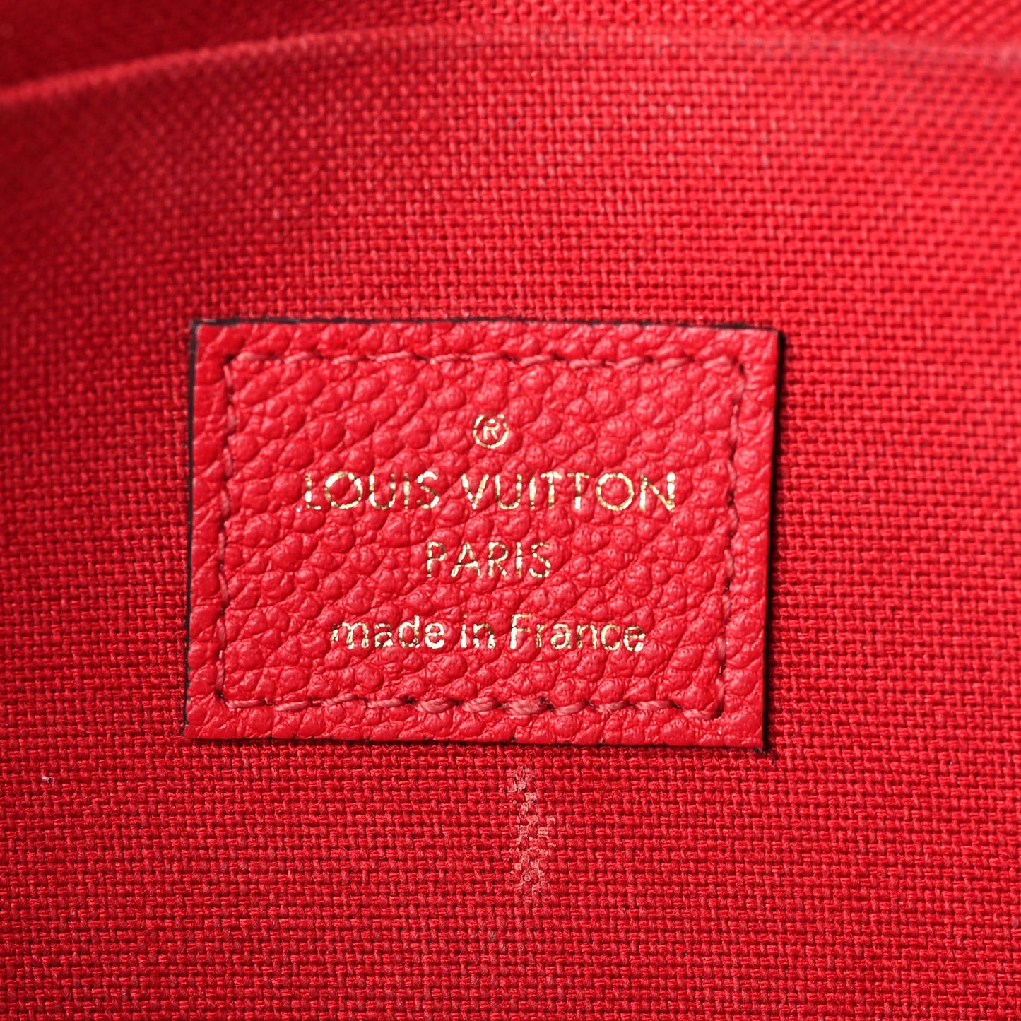 Empreinte Pochette Felicie Chain Wallet Scarlet
