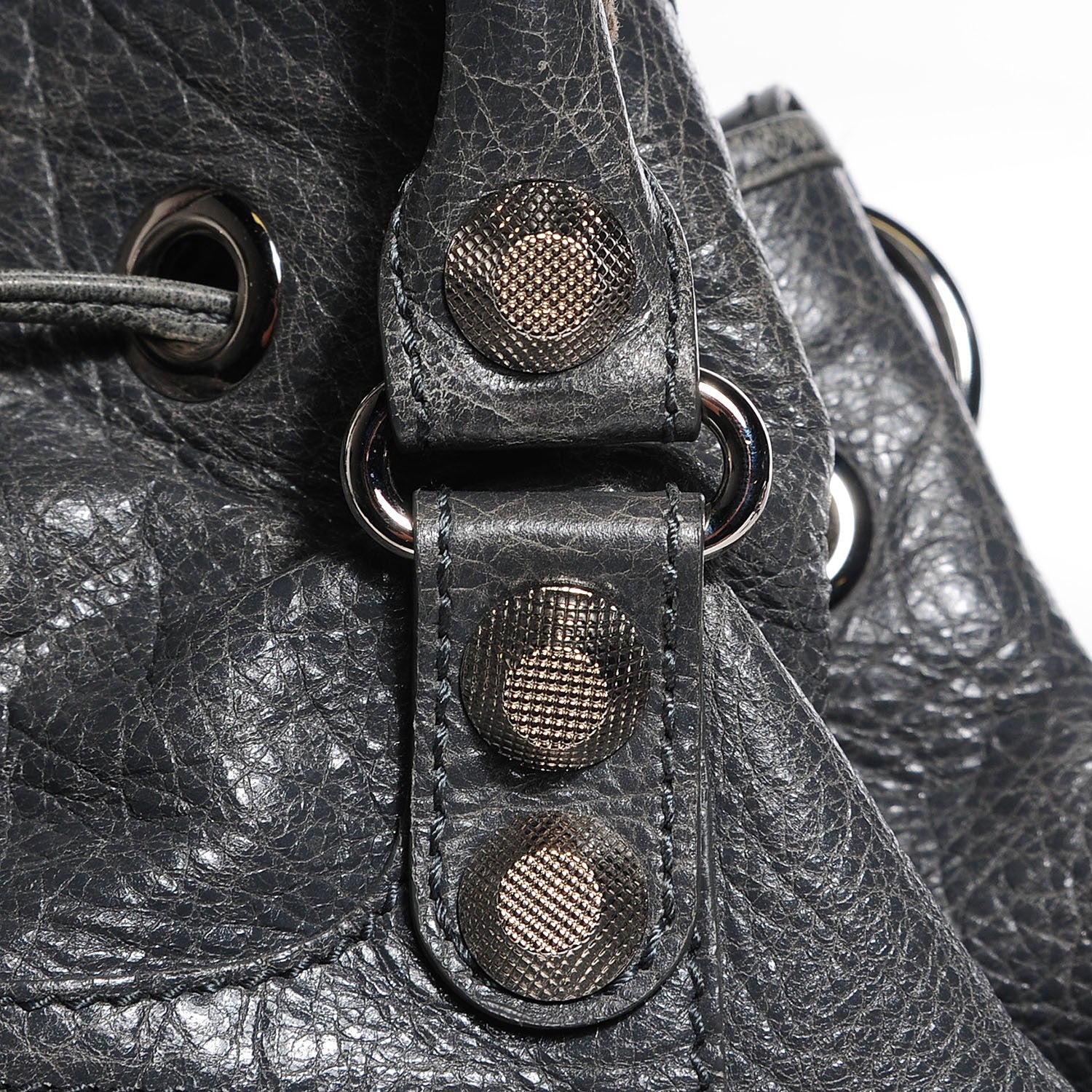 Balenciaga Agneau Giant 12 Silver Hardware Pompon Gris Tarmac 9 of 13