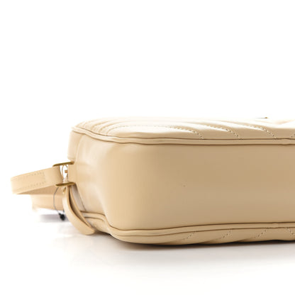 Saint Laurent Calfskin Matelasse Monogram Lou Camera Bag Ivory Natural 7 of 9