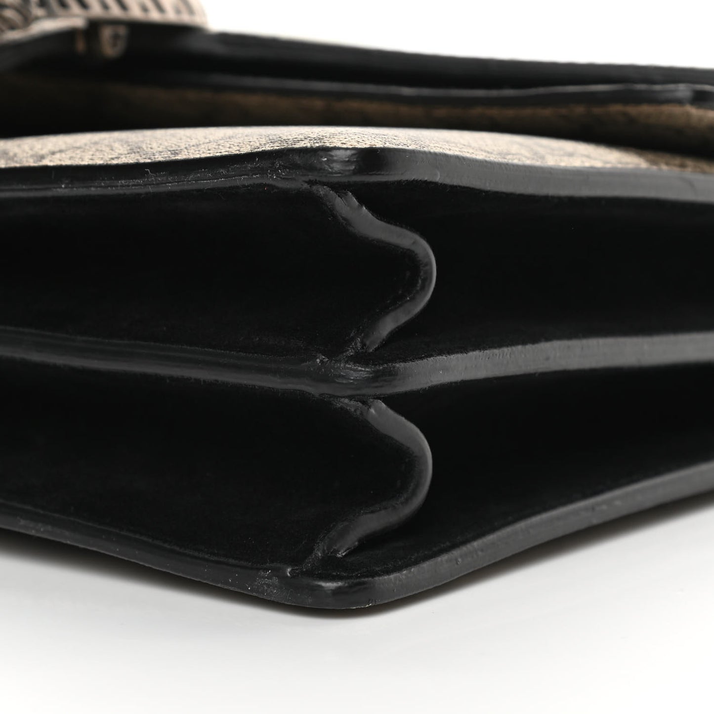 GG Supreme Monogram Medium Dionysus Shoulder Bag Black