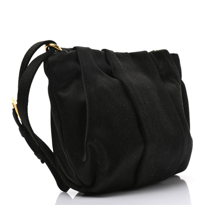 Prada Tessuto Nylon Bow Wristlet Black 2 of 9