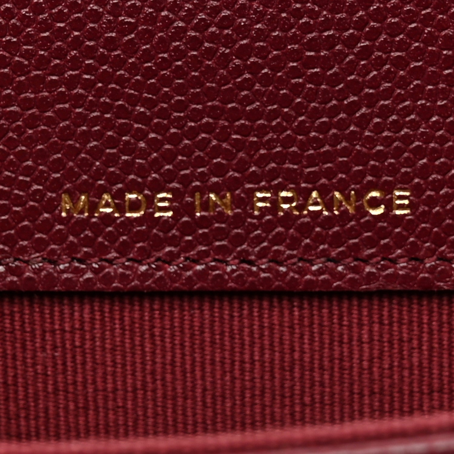 Chanel Caviar Quilted Flap Card Holder Wallet Burgundy 7 of 8