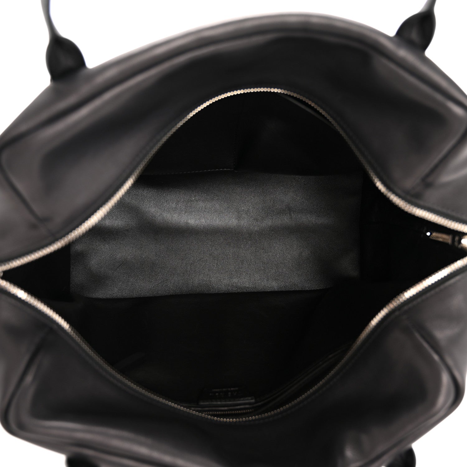 The Row Polished Saddle Calfskin Henri Bag Black 5 of 11