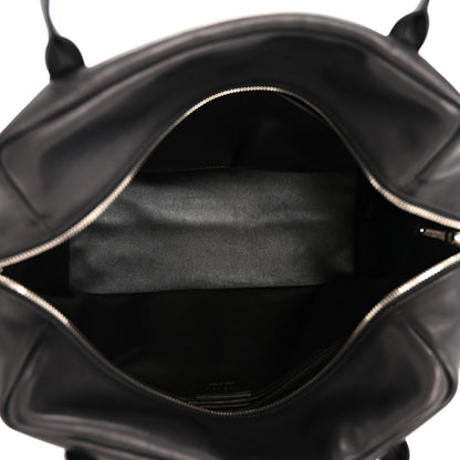 The Row Polished Saddle Calfskin Henri Bag Black 5 of 11
