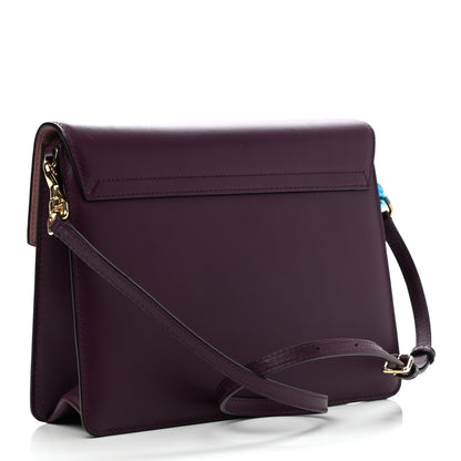 Dolce & Gabbana Calfskin Lucia Satchel Purple 3 of 12
