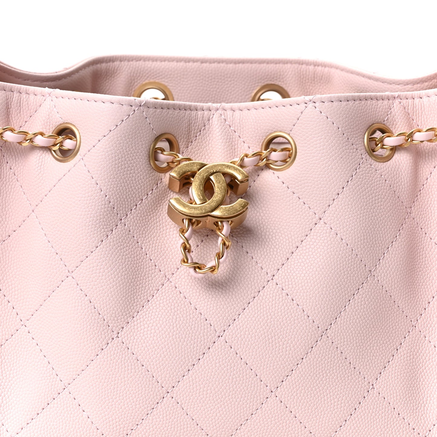 Caviar Quilted Mini Chanel 25 Handbag Light Pink