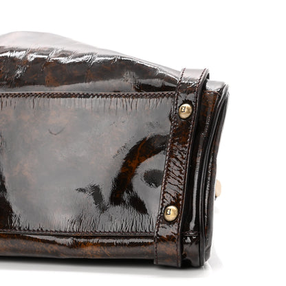 Fendi Patent Large Magic Bag Brown Tobacco 9 of 9