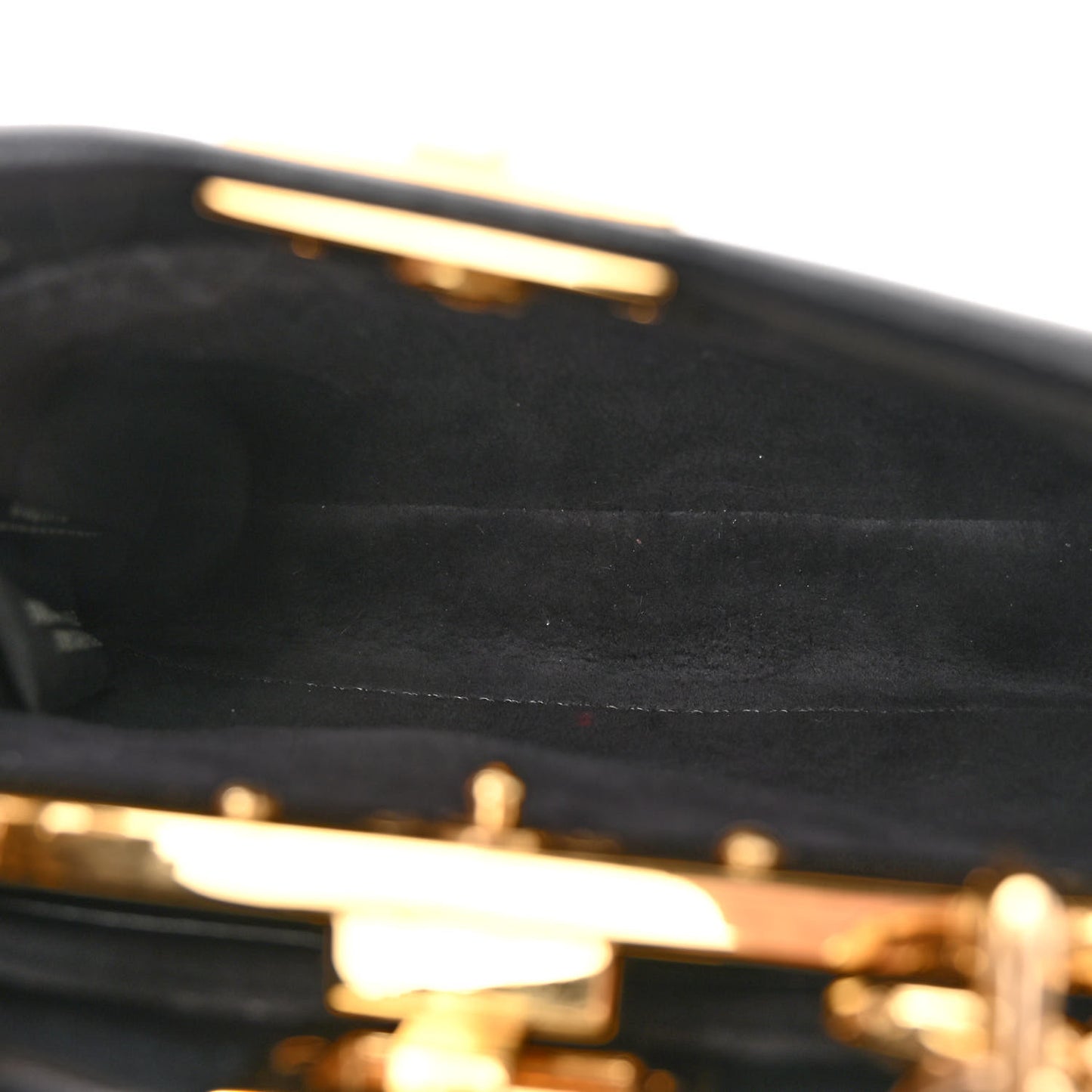 Nappa Micro Peekaboo Iconic Satchel Black