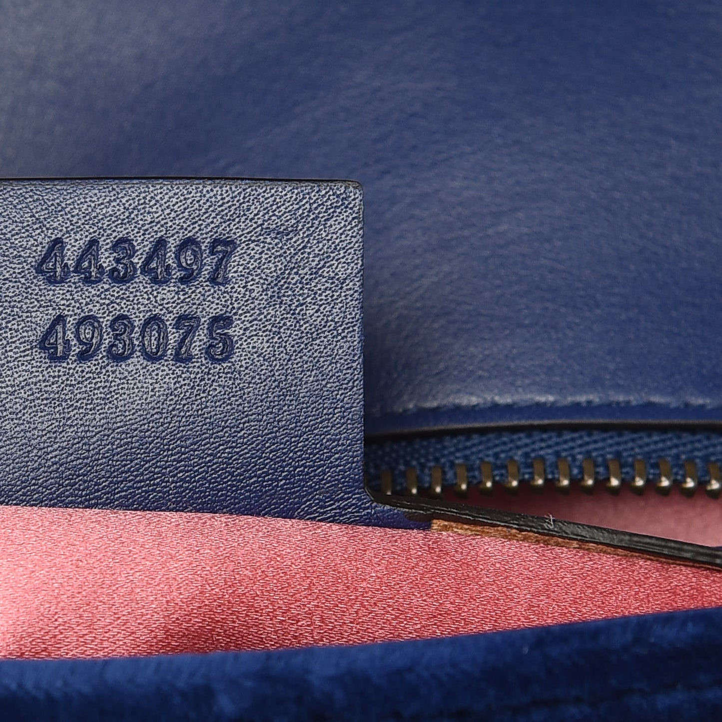Velvet Matelasse Small GG Marmont Shoulder Bag Cobalt Blue