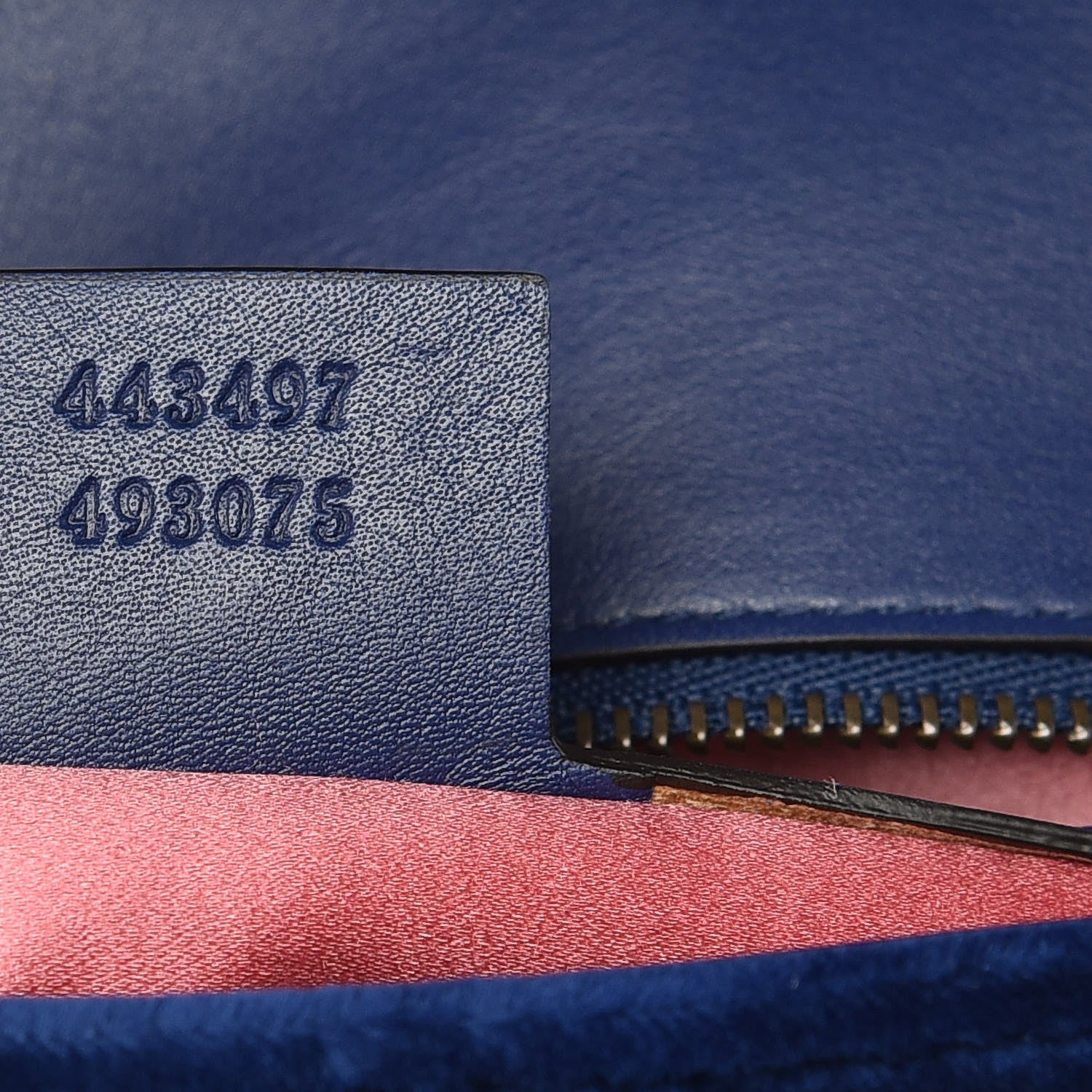 Gucci Velvet Matelasse Small GG Marmont Shoulder Bag Cobalt Blue 8 of 13