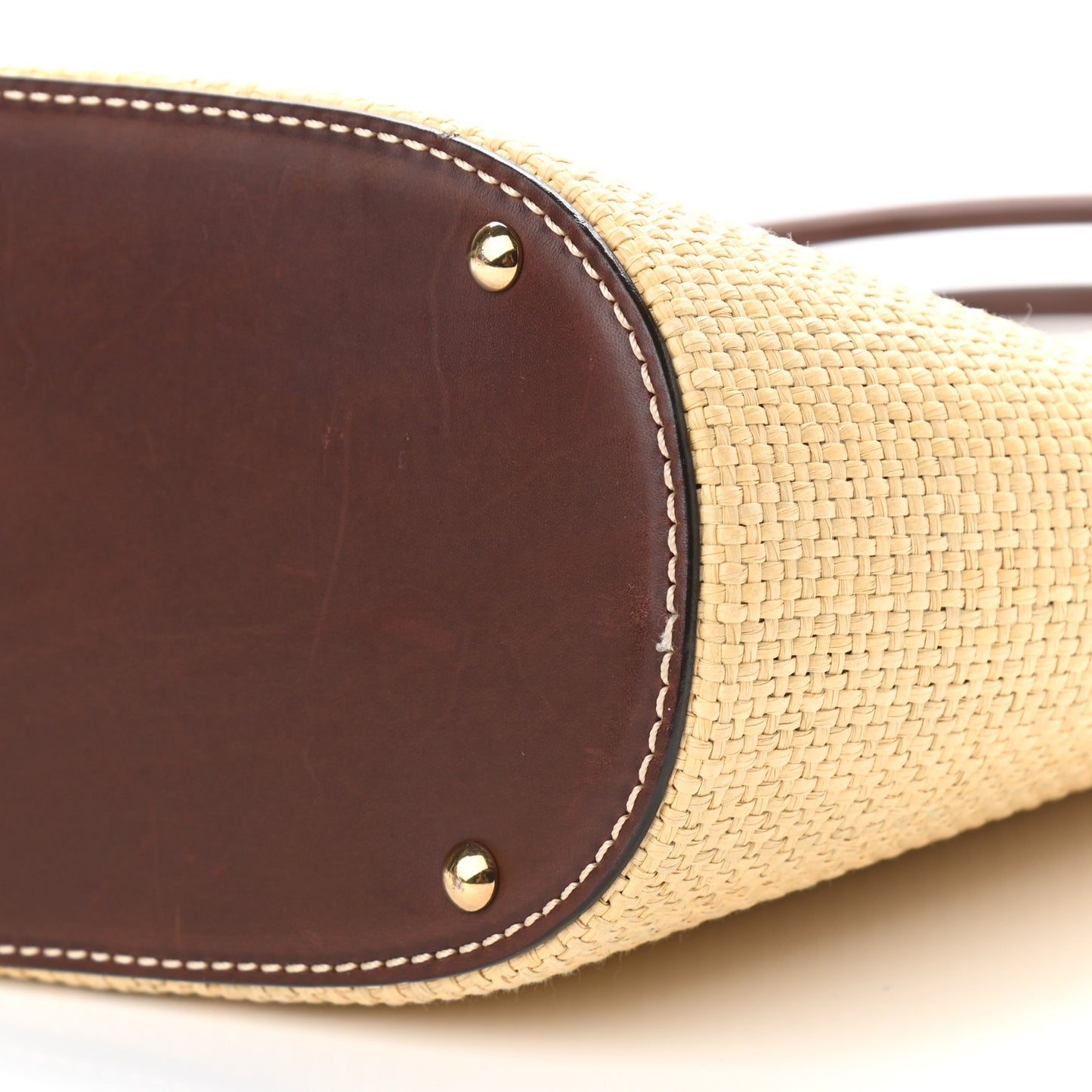 Straw Raffia Summer Tote Beige Brown