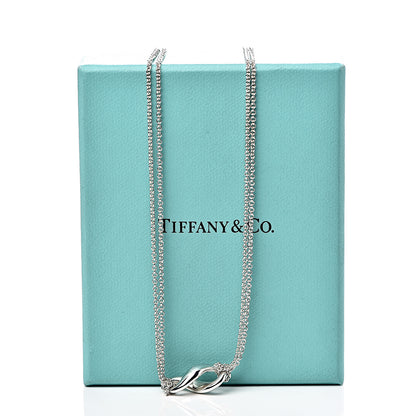 Tiffany Sterling Silver Figure 8 Pendant Necklace 5 of 5