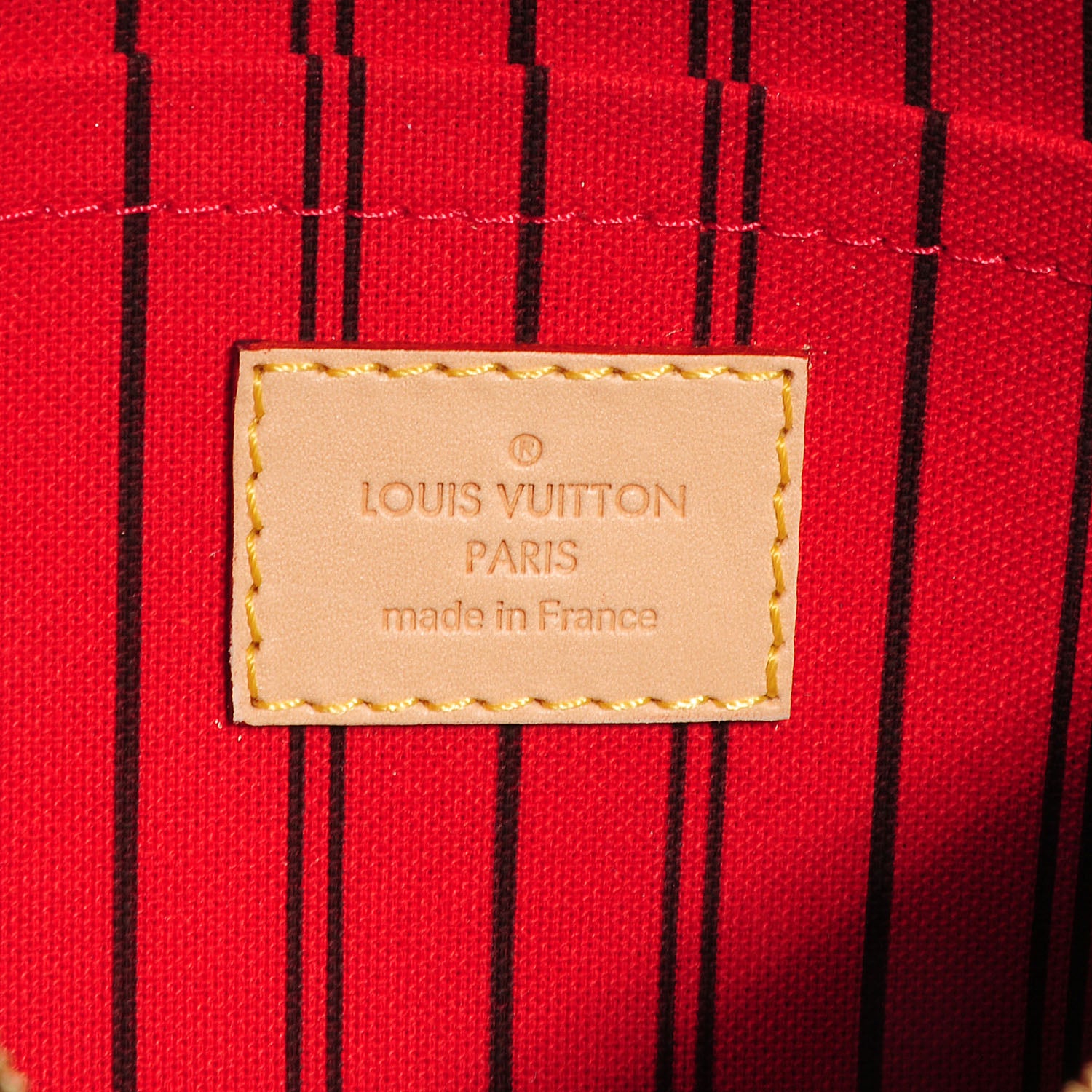 Louis Vuitton Monogram Neverfull MM GM Pochette Cherry 6 of 7