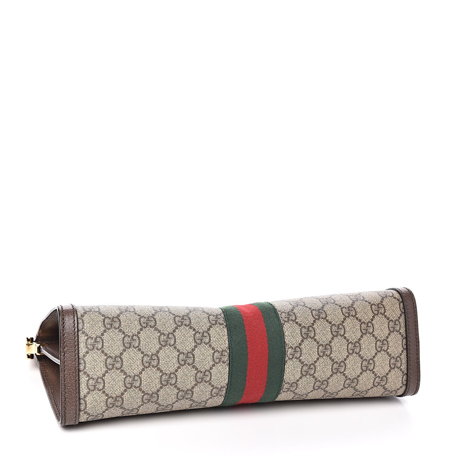 Gucci GG Supreme Monogram Web Medium Ophidia Chain Shoulder Bag Brown 4 of 11