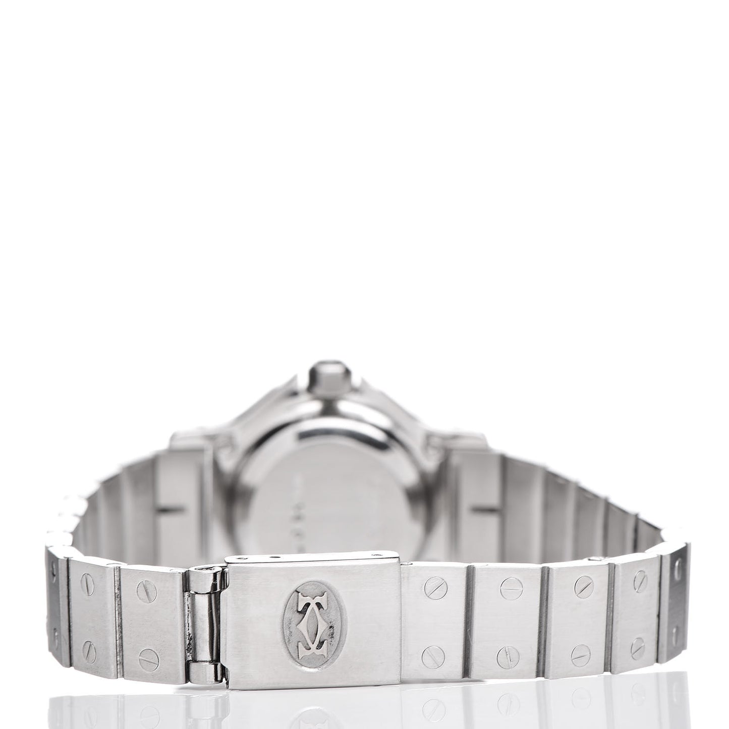 Stainless Steel 25mm Santos Octagon Automatic Watch