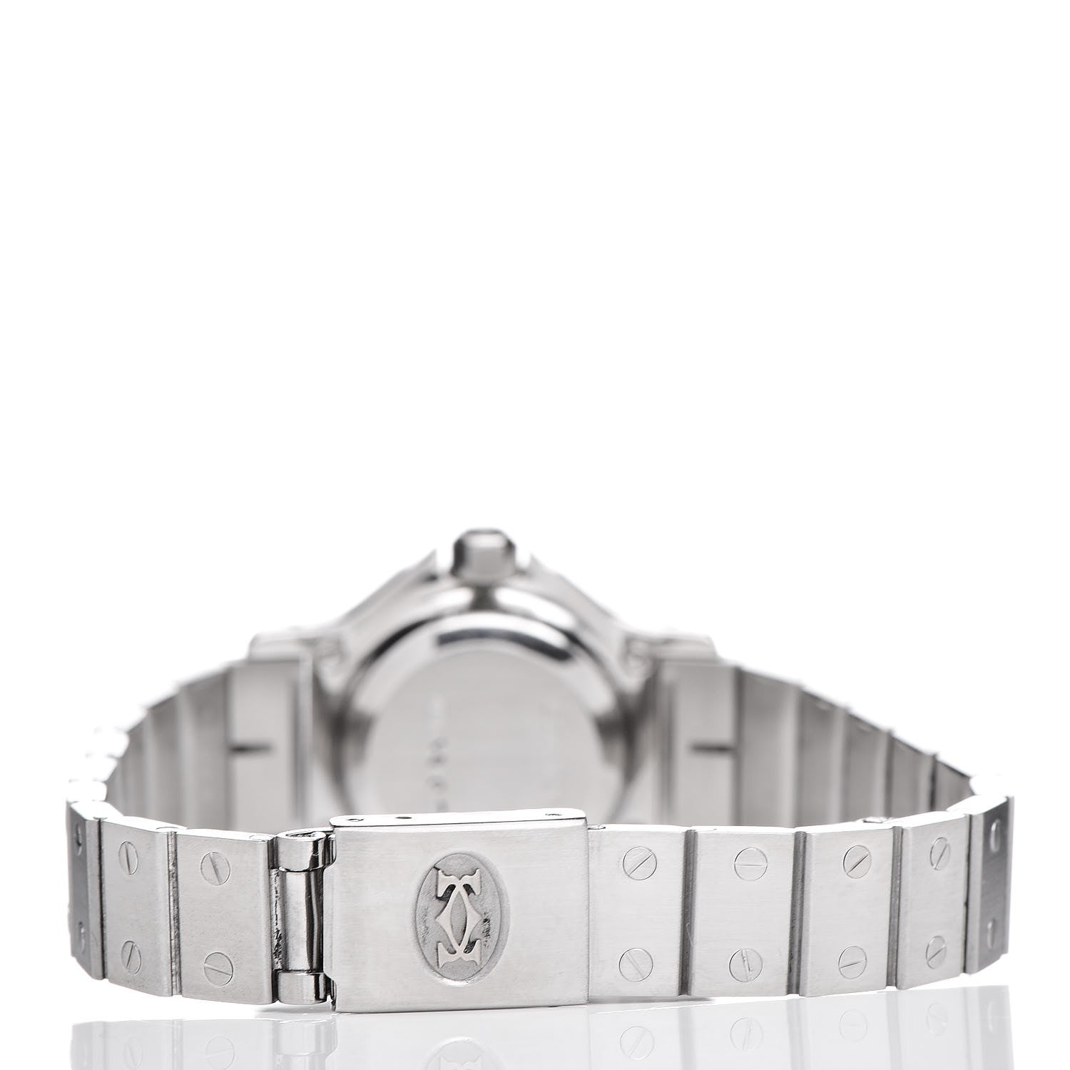 Cartier Stainless Steel 25mm Santos Octagon Automatic Watch 4 of 7