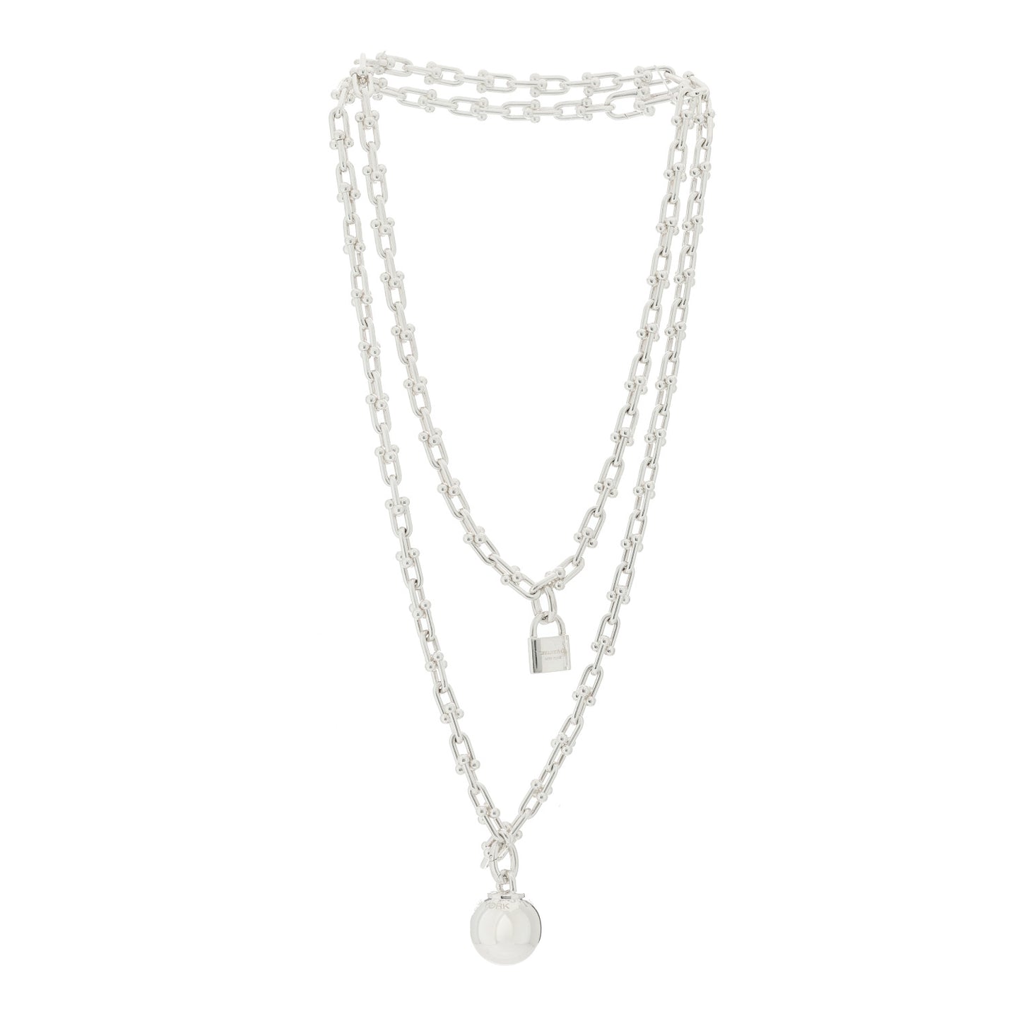 Sterling Silver HardWear Wrap Necklace