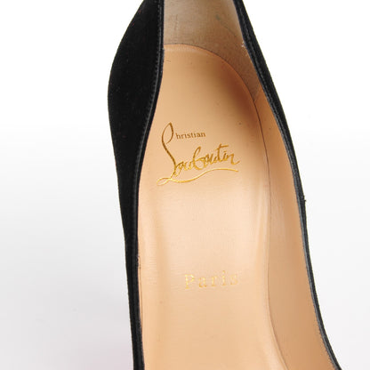 Christian Louboutin Suede So Kate 120 Pumps 38.5 Black 6 of 7