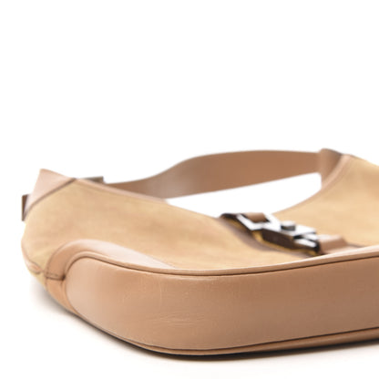 Gucci Suede Small Jackie O Hobo Light Brown 6 of 11