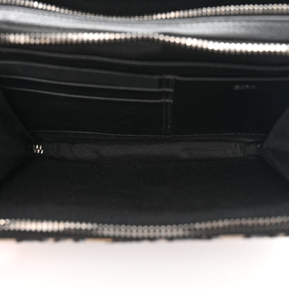 Christian Dior Oblique Pouch Beige Black 6 of 12