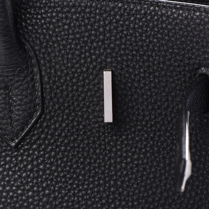 Hermes Taurillon Clemence Birkin 35 Black 30 of 39
