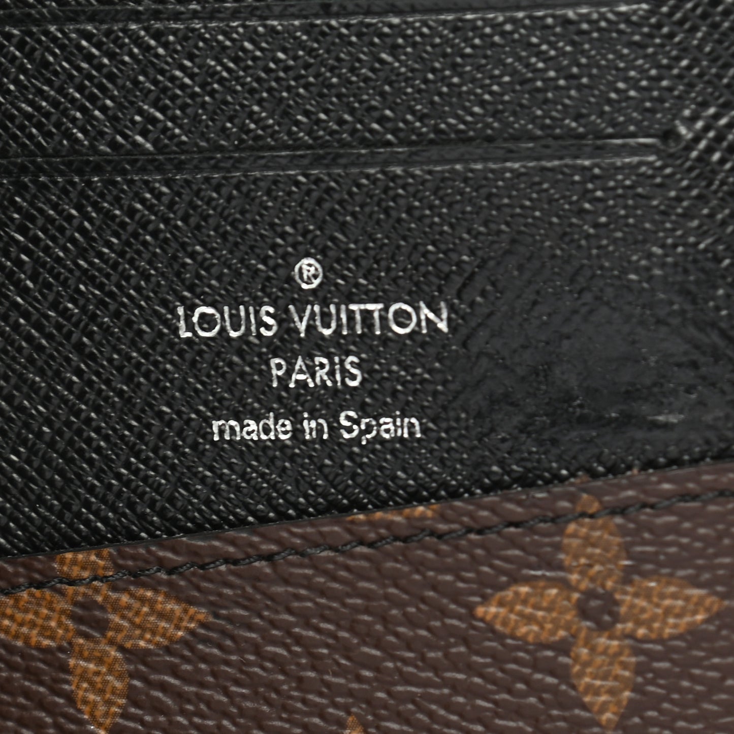 Monogram Macassar Vertical Zippy Wallet